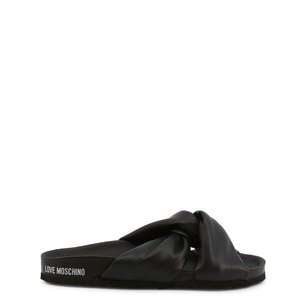 Love Moschino knot Slides - EthosMax 